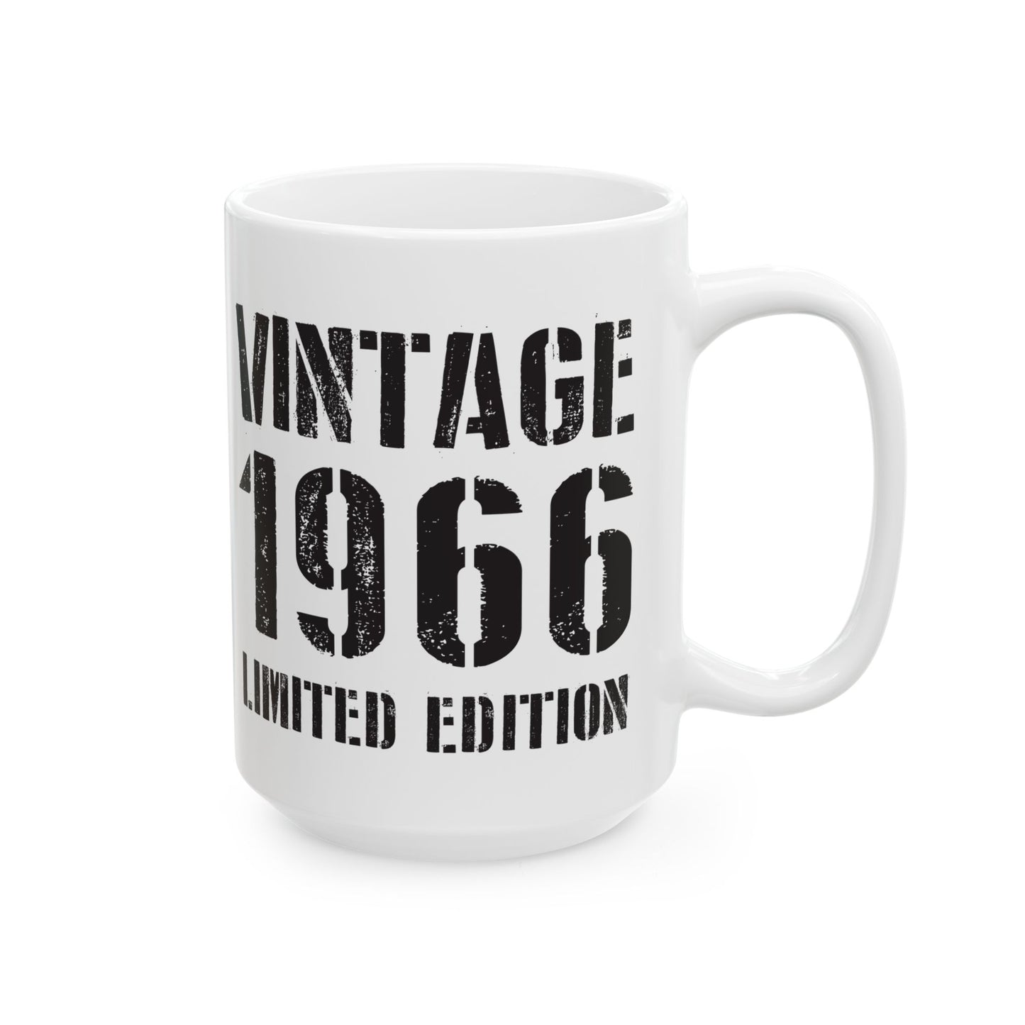 Funny Vintage 1966 60th Birthday Gifts 60 Year Old Coffee Mug For Men Women