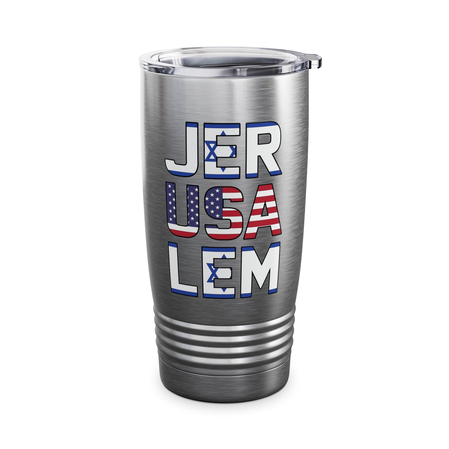 Jerusalem City Usa Israel Flag Jewish Support Jerusalem Tumbler For Men Women Tumbler