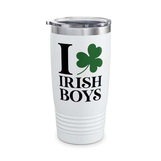 Funny I Love Irish Boys Shamrock St Patricks Day Tumbler For Men Women Tumbler