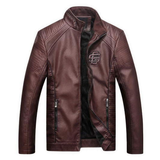 Mens Soft Breathable Jacket Man Genuine Leather Jackets Velvet Outerwear