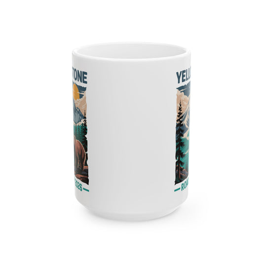 Yellowstone Road Trip 2026 Family National Park Outdoor Coffee Mug For Men Womens