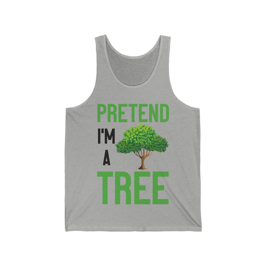 Funny Pretend I’m a Tree Tree Lazy Costume Tank Top For Men Women