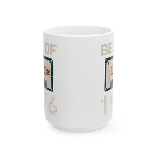 Best Of 1976 Cassette Tape 50th Birthday Gifts Vintage Coffee Mug For Men Women