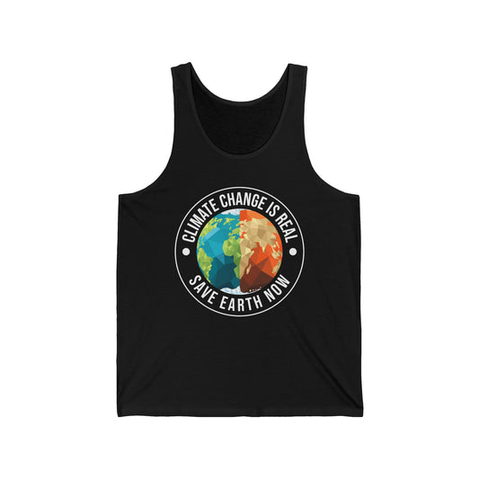 Climate Change Is Real Environmentalist Earth Advocate Save the Earth Tank Top Men Women
