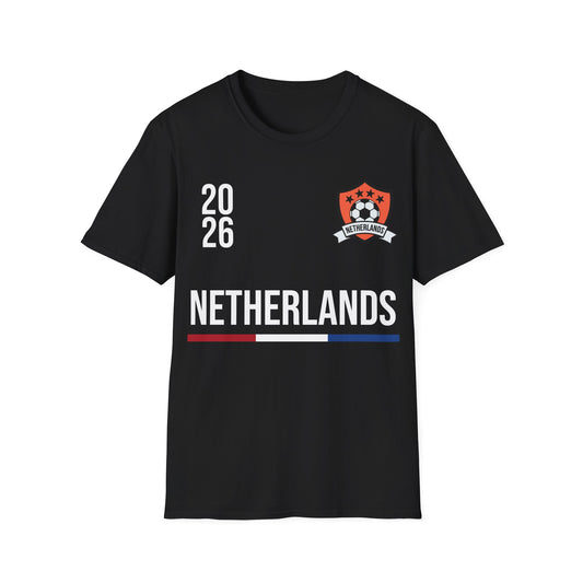 Netherlands Soccer Tee Flag Football Shirt Gift USA 2026 T-Shirt