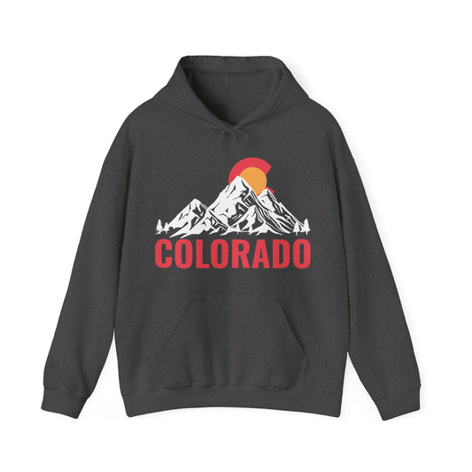 Colorado State Retro Vintage Distressed Flag Hoodie For Men Women Hoodie