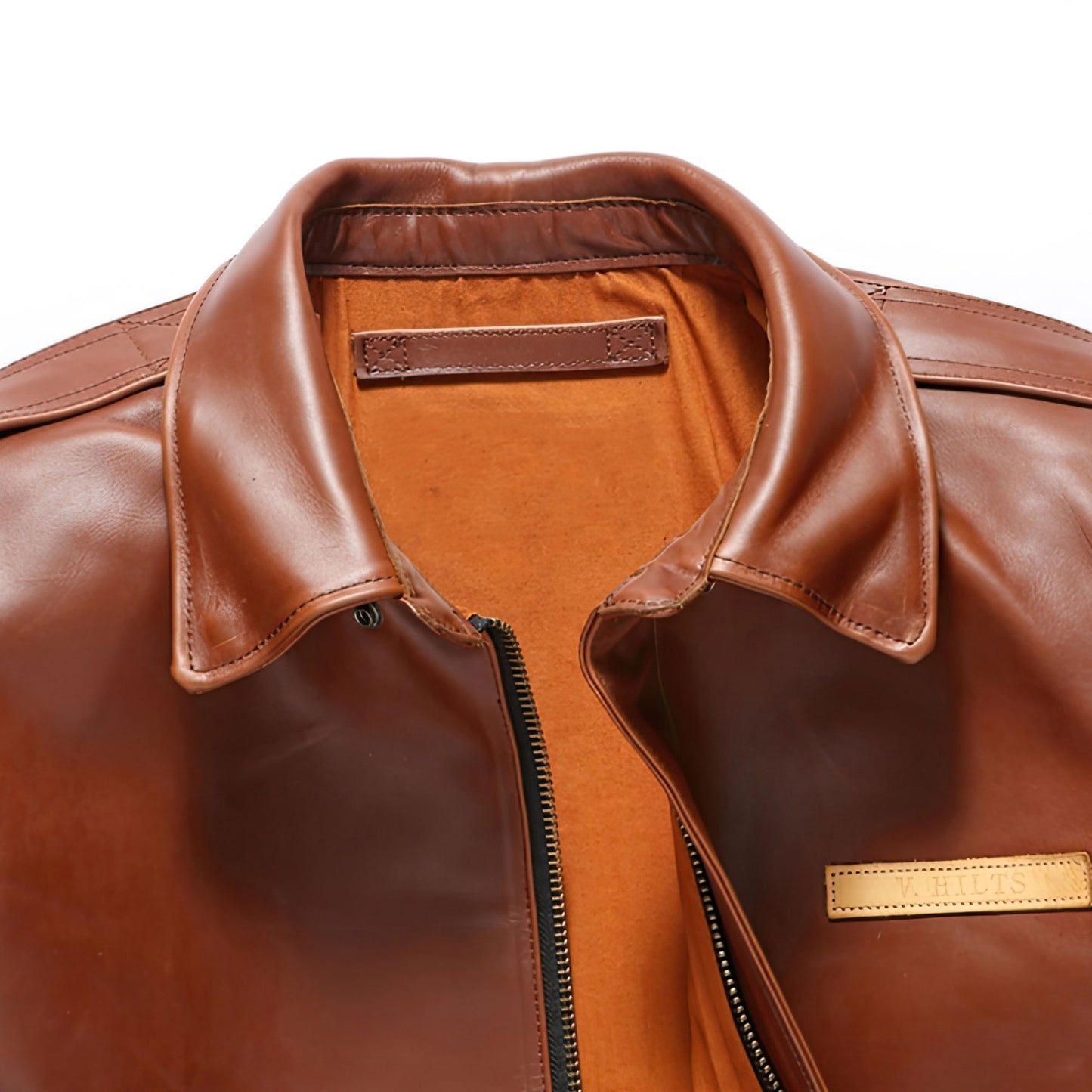 Military A2 Pilot Jacket Men Natural Leather Aviation Genuine Leather Jackets Coat