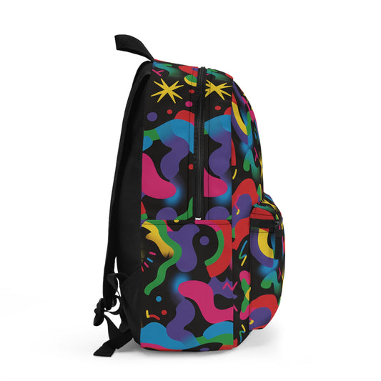 Pop Culture Fun Vibrant Pattern Backpacks For Men Women Kids School Travel, Capacity School Backpacks
