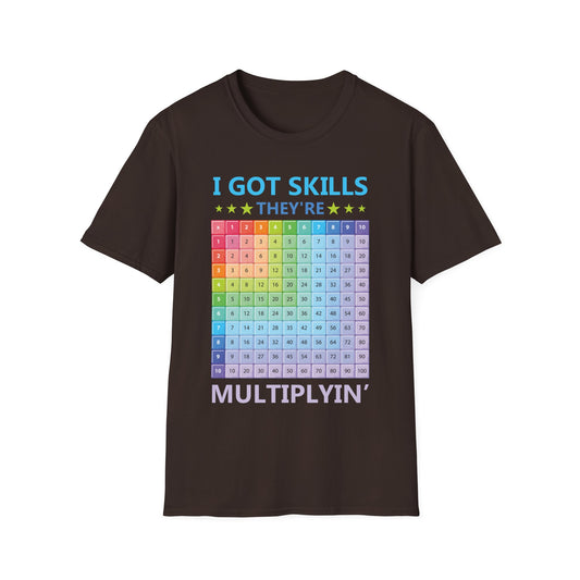 I Got Skills They are Multiplying Multiplication Chart Cool Math Teachers