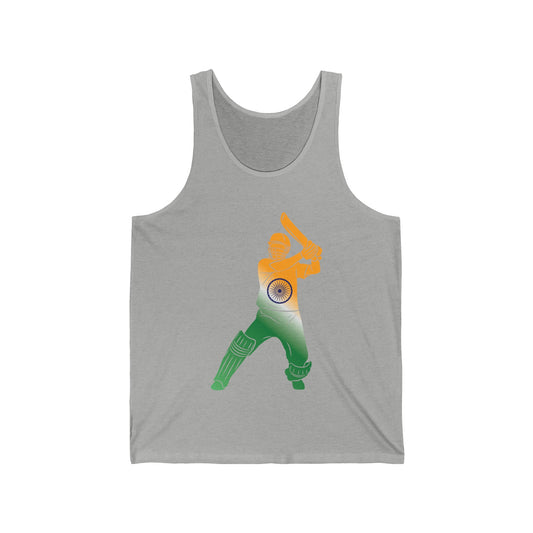 Indian Cricket Team Cricketer Fan Batsmen Flag Of India Tank Top Gift For Men Women Tank Top
