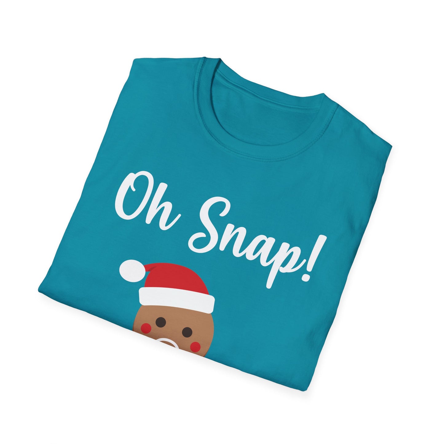 Funny Gingerbread Man Oh Snap Christmas Xmas Cookie Baking Team T-Shirt