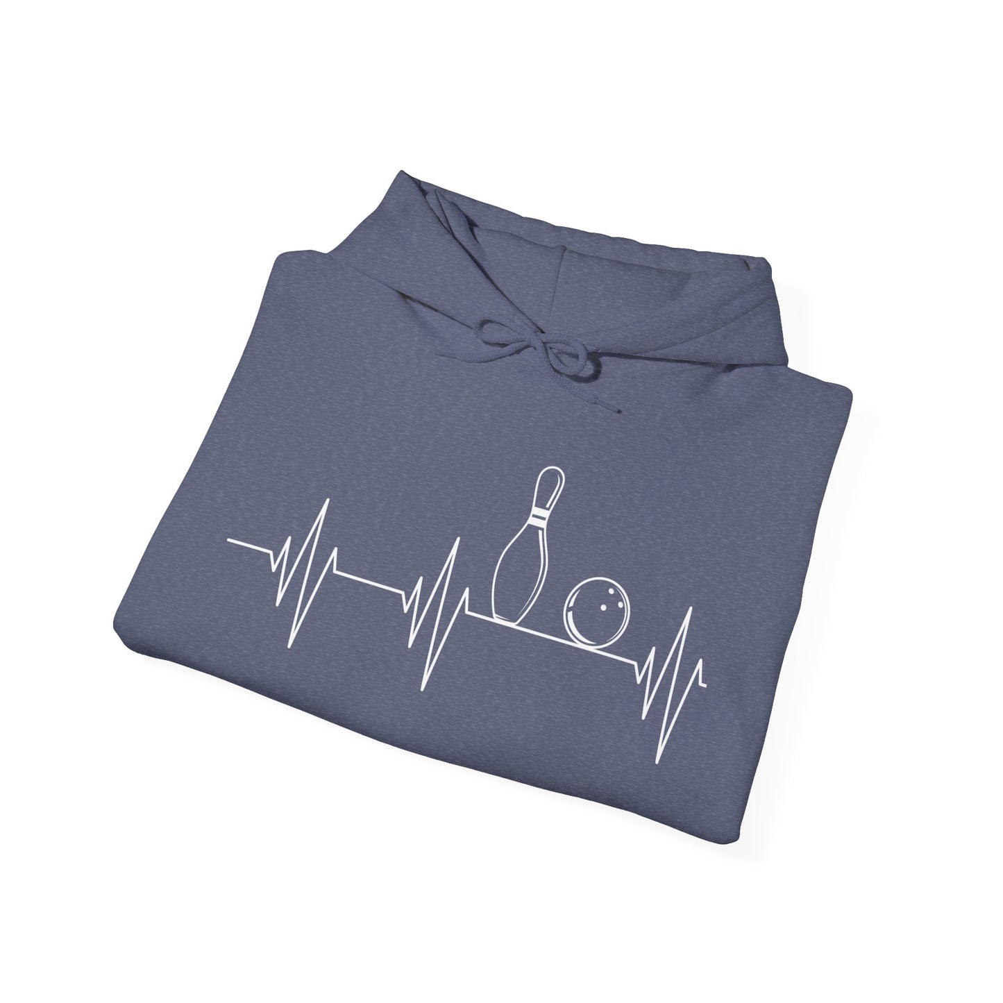 Funny Bowling Gift Cute EKG Bowlers League Hoodie For Men Women Hoodie
