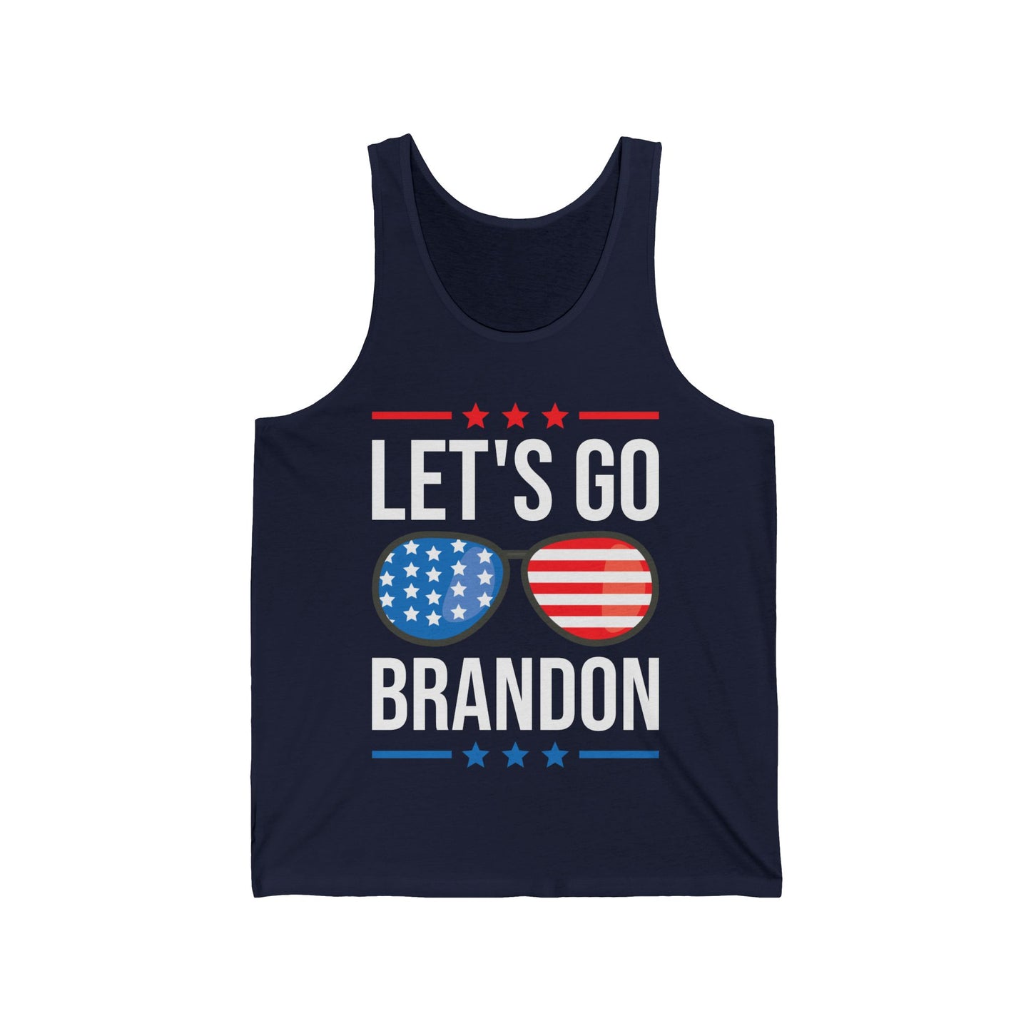 Vintage Old American Lets Go Brandon Sunglasses Tank Top Men Women