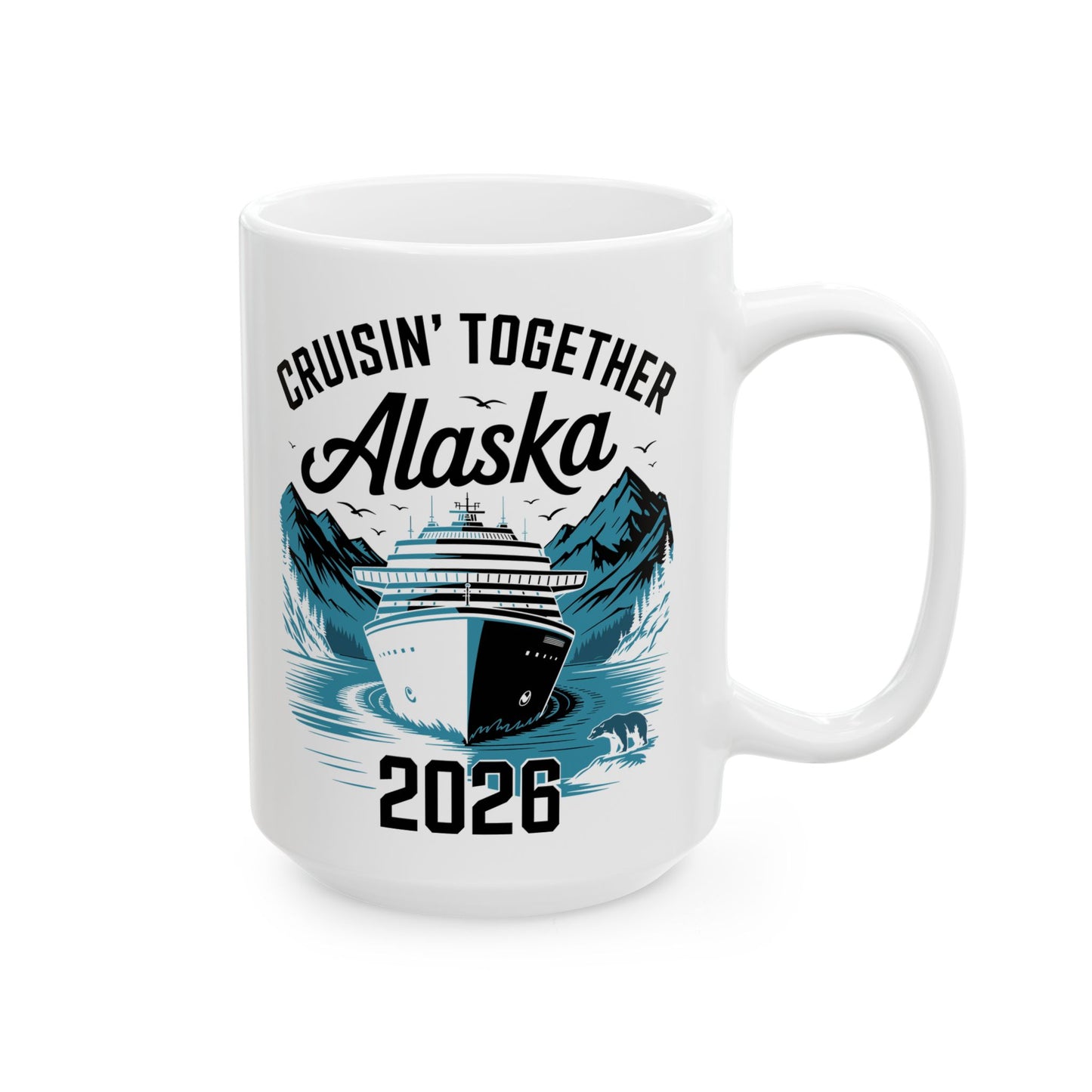 Alaska Cruise 2026 Matching Family Friends Group Coffee Mug For Men Women