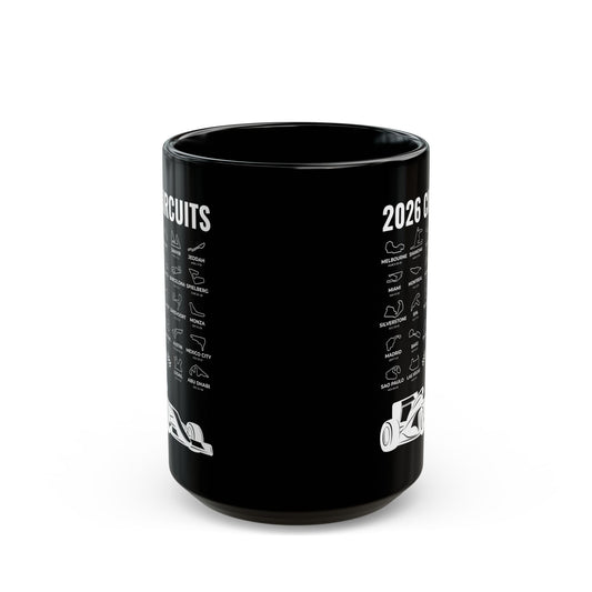 2026 Schedule Formula Racing Formula Car Retro Vintage Coffee Mug For Men Women