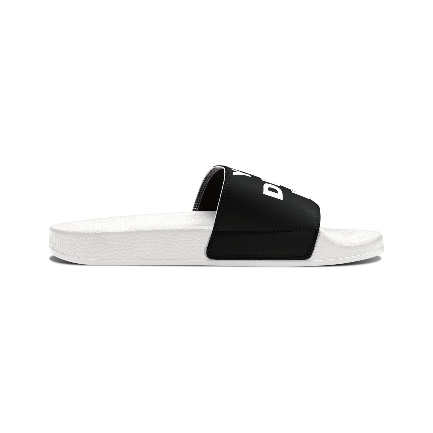 Custom Text Personalized Your Design on Men's PU Slide Sandals