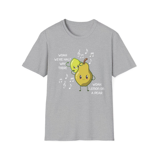 Funny Woah Lemon On A Pear Meme Unisex Softstyle T-Shirt for Teacher Foodie Travelers