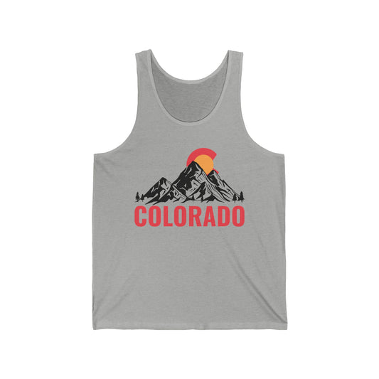 Colorado State Retro Vintage Distressed Flag Tank Top For Men Women Tank Top