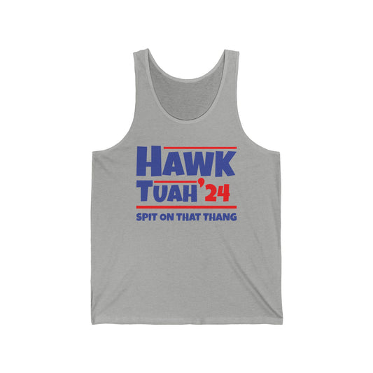 Funny Hawk Tush Spit on that Thang Presidential Candidate Parody Tank Top For Men Women Tank Top