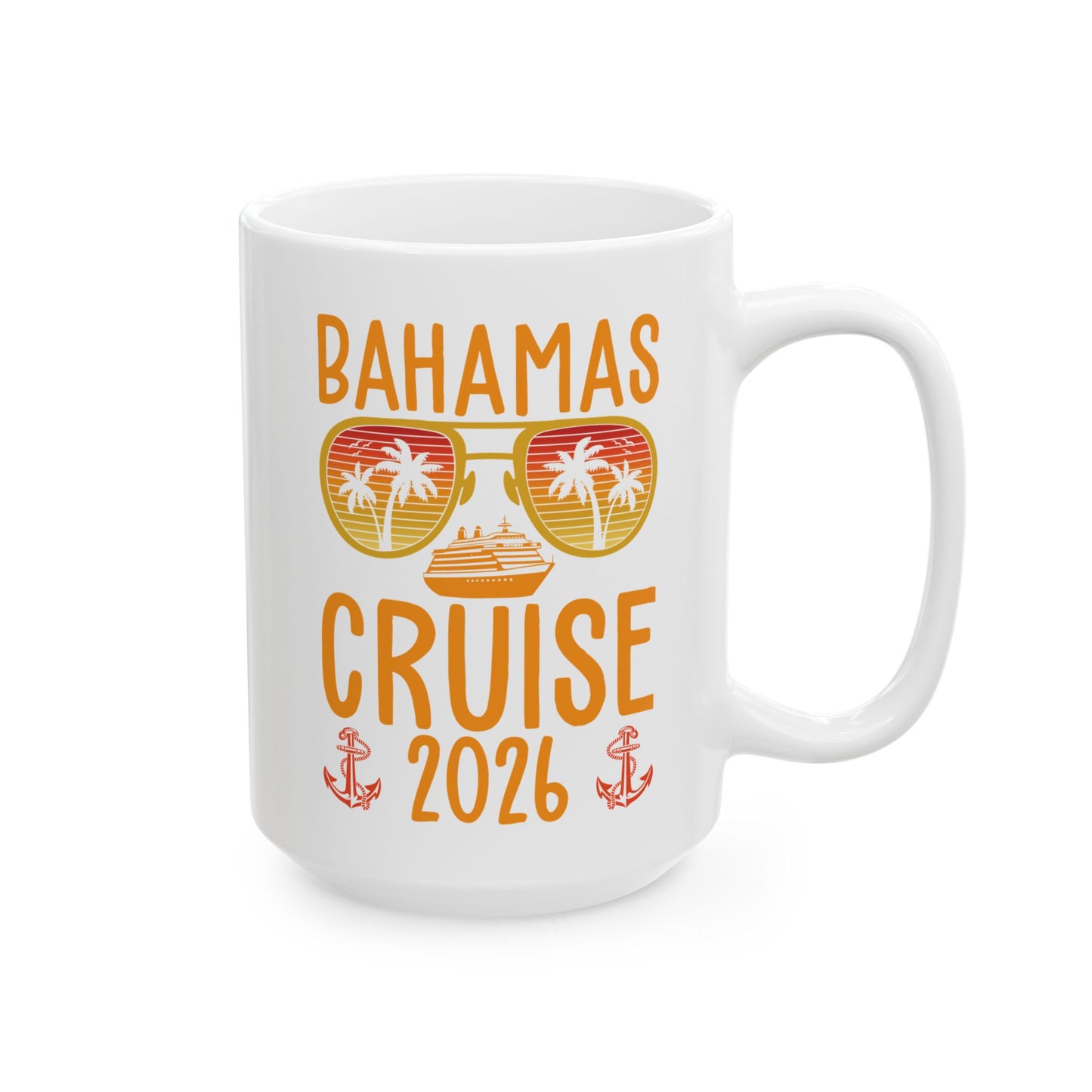 Bahamas Cruise 2026 Vacation Trip Matching Family Group Coffee Mug For Men Women