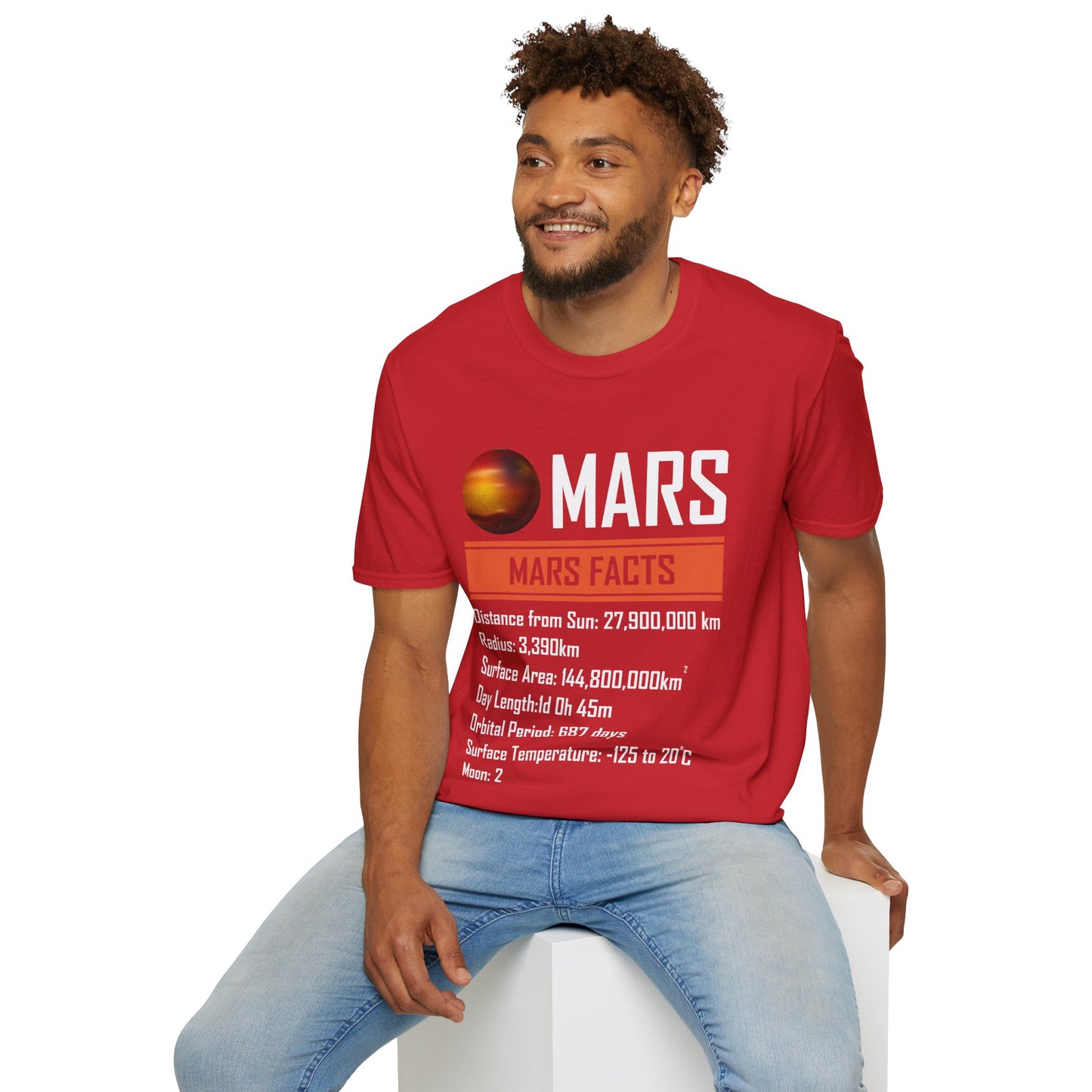 Mars Facts About Mars Planet Space Lover T-Shirt Men Women