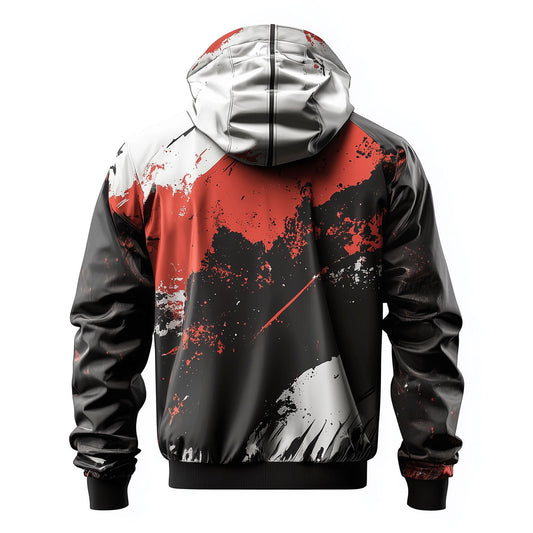 Mens Windbreaker Jackets Splash Lightweight Outdoor Casual Rain Protection Waterproof Nylon Hooded Windbreaker Jackets