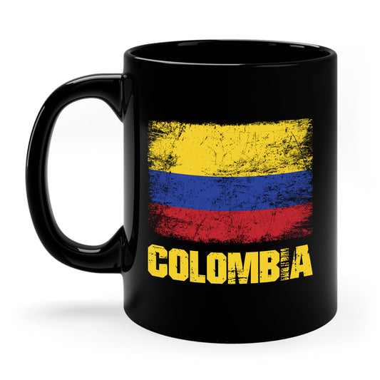 Colombia Columbian Flag Outfit Coffee Mug For Men Women