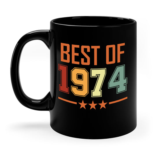 Funny Vintage Best of 1974 50 Year Old Gift 50th Birthday Coffee Mug For Men Women