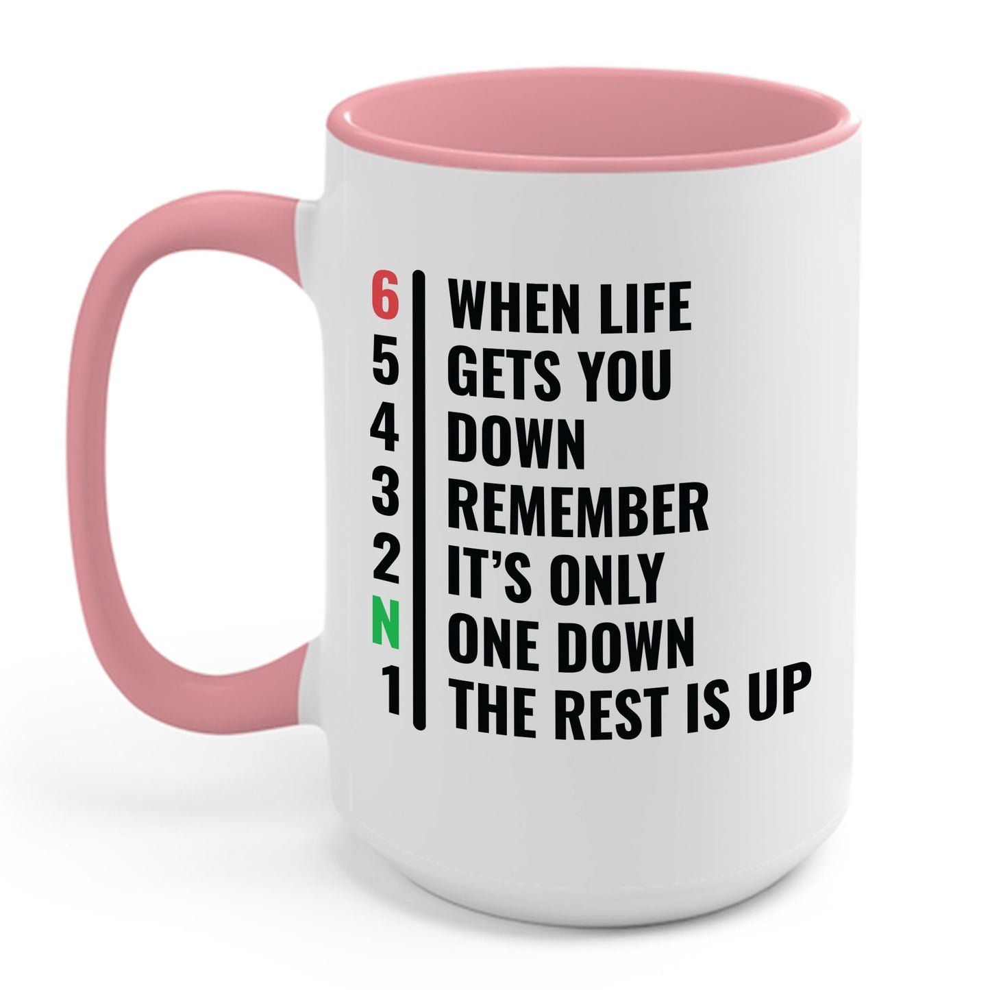 Funny Biker When Life Gets You Down Motorcycle Gear Rider Motercross Coffee Mug For Men Women
