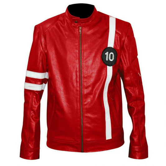 Mens Motorcycle Jacket B10 Superhero for Outerwear Genuine Leather