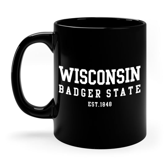 Wisconsin Coffee Mug Vintage Sports Wisconsinan WI Tee For Men Women