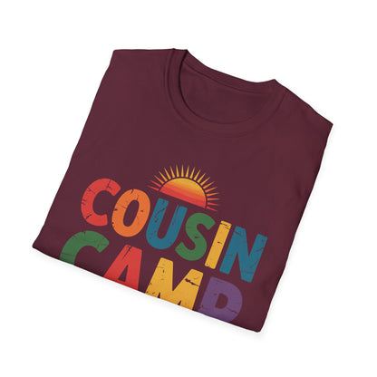 Cousin Camp 2026 Camping Campfire Summer Vacation Family T-Shirt