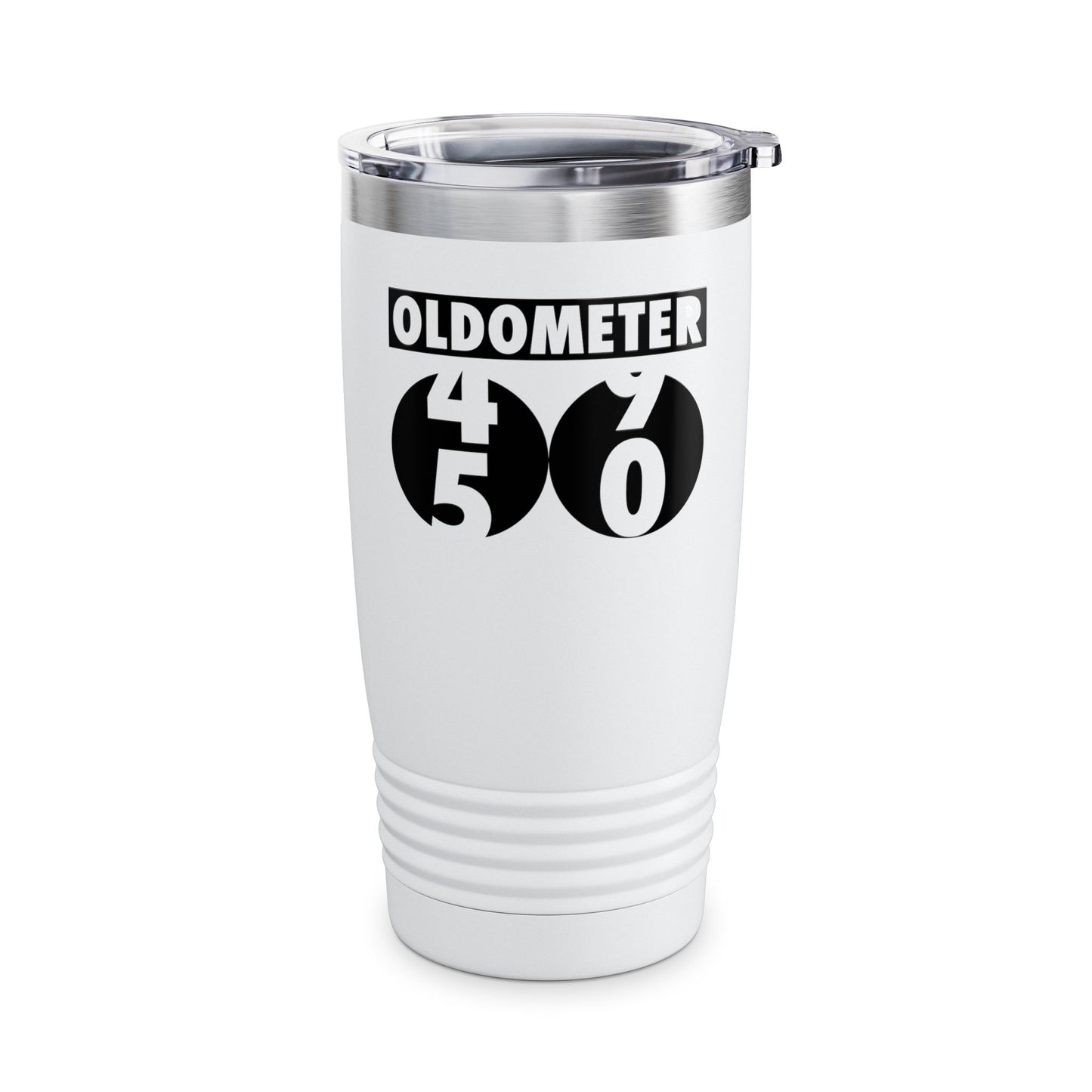 Funny Oldometer Odometer 50th Birthday Gift 50 yrs Old Joke Tumbler For Men Women Tumbler