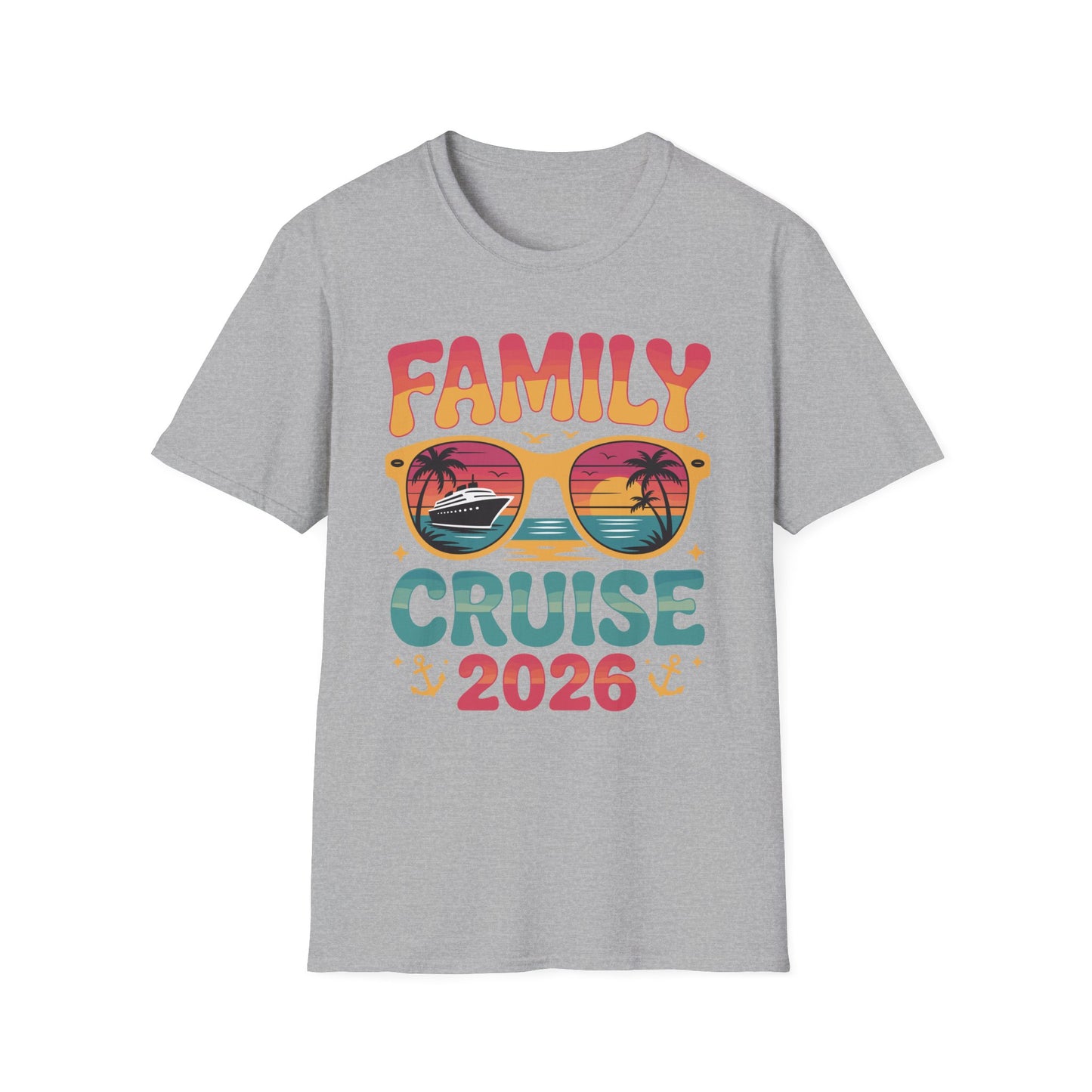 Family Cruise 2026 Summer Vacation Matching Family Cruise T-Shirt For Men Women