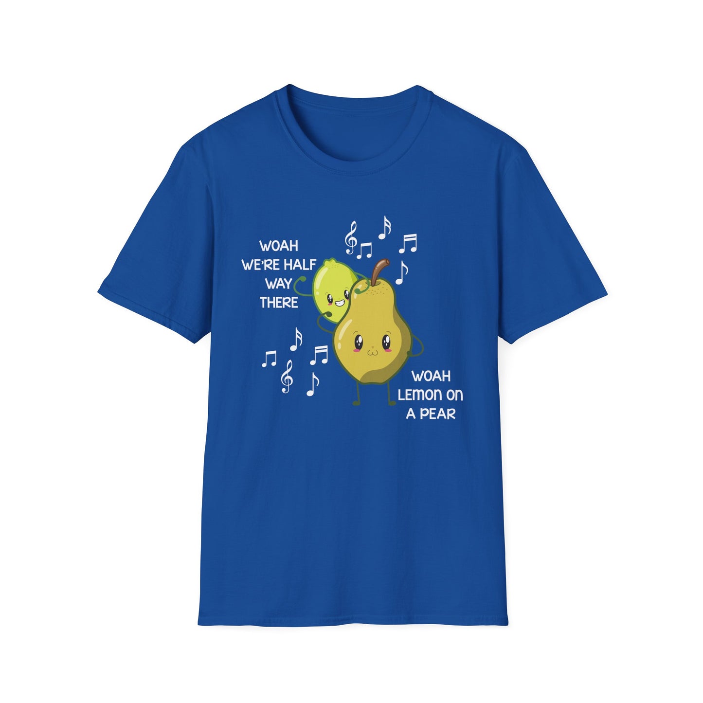 Funny Woah Lemon On A Pear Meme Unisex Softstyle T-Shirt for Teacher Foodie Travelers