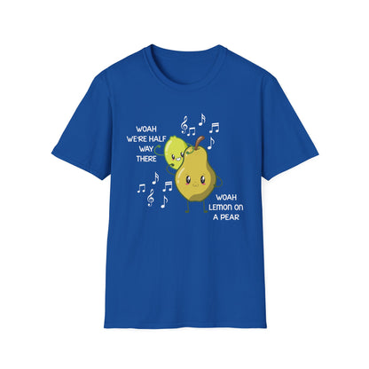 Funny Woah Lemon On A Pear Meme Unisex Softstyle T-Shirt for Teacher Foodie Travelers