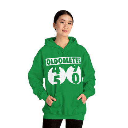 Funny Oldometer Odometer 50th Birthday Gift 50 yrs Old Joke Hoodie For Men Women Hoodie