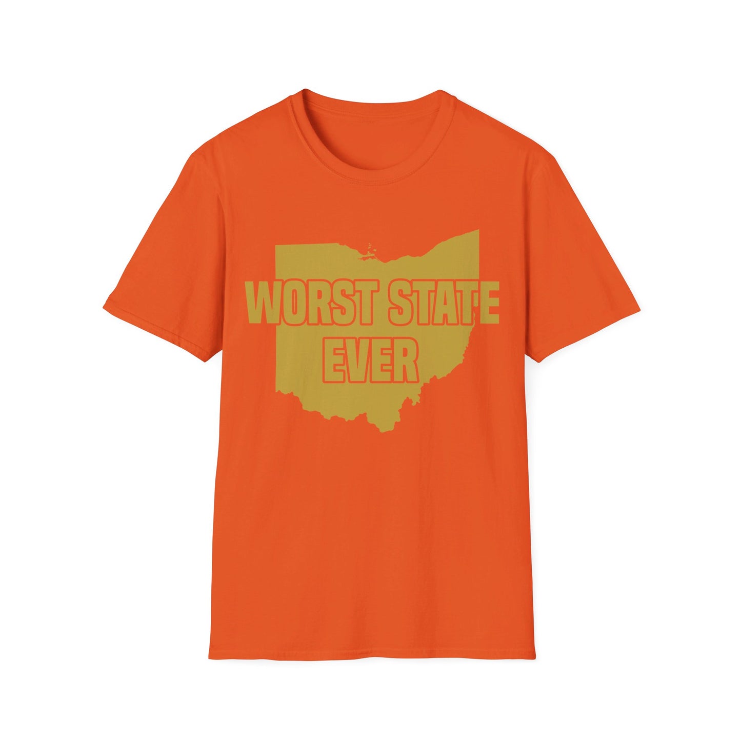 Worst State Ever Ohio Sucks Michigan Sports Fan T-Shirt Men Women