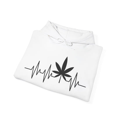 Funny Weed Cannabis Marijuana Leaf Heartbeat Stoner Tie Dye Hoodie For Men Women Hoodie