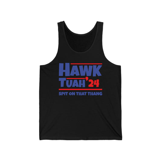 Funny Hawk Tush Spit on that Thang Presidential Candidate Parody Tank Top For Men Women Tank Top