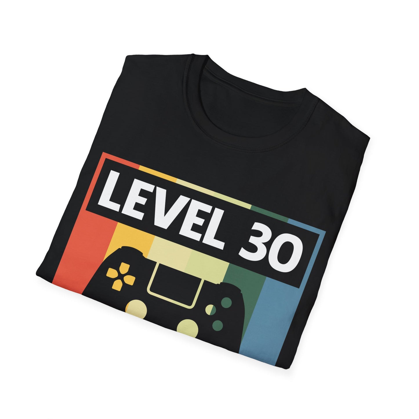 Funny Level 30 Unlocked Video Gamer Gaming 30th Birthday T-Shirt for Men Women