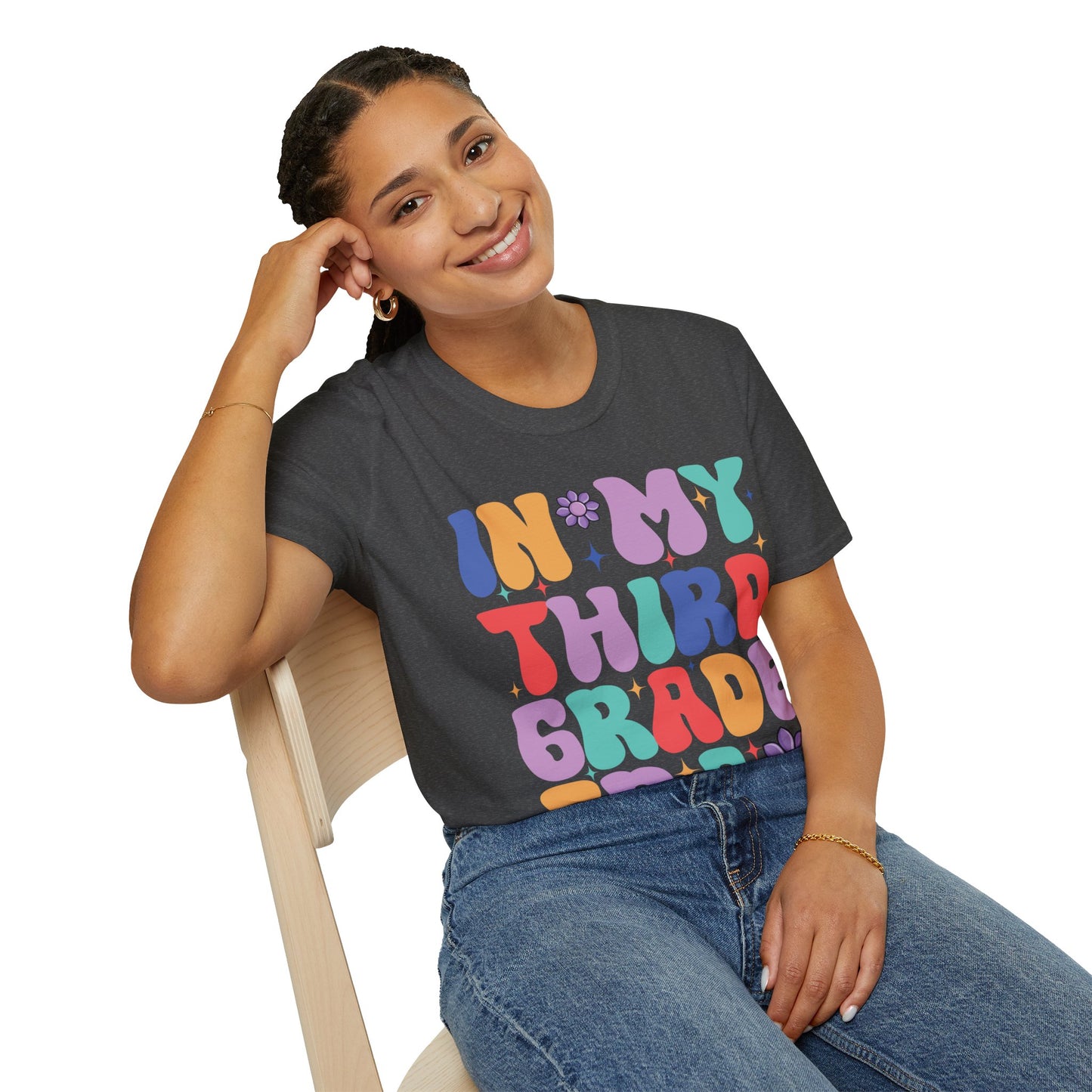 Funny In My 3rd Grade Era Back to School In My Third Grade Era T-Shirt For Men Women T-Shirt
