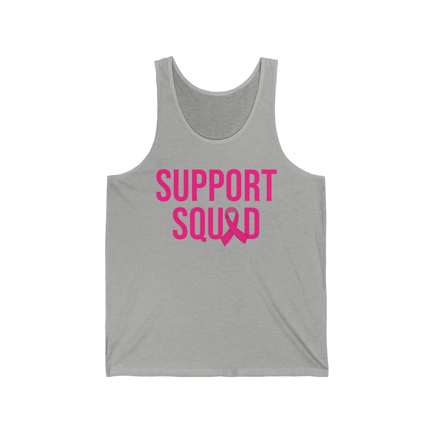 Support Squad Breast Cancer Warrior Awareness October Pink Tank Top