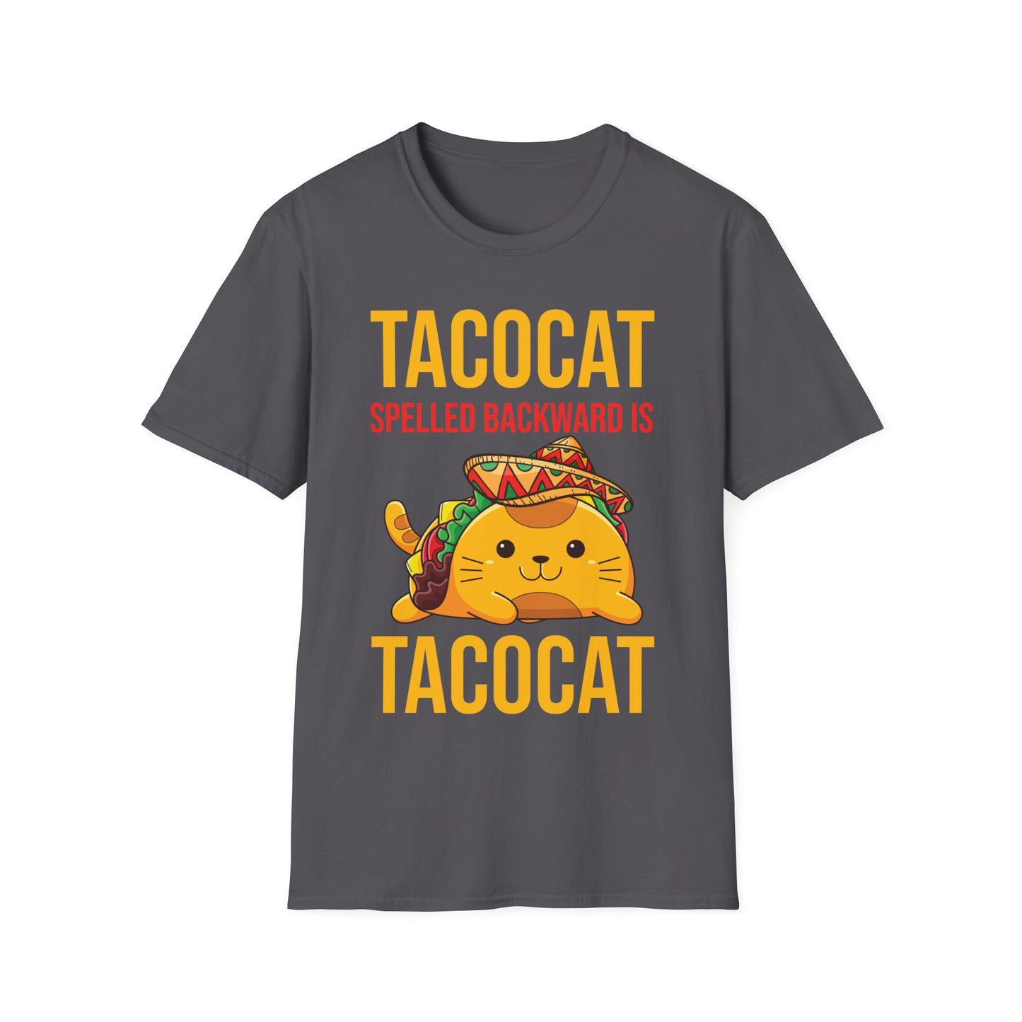 Funny Tacocat Spelled Backwards is Tacocat Cat Food Foodie T-Shirt