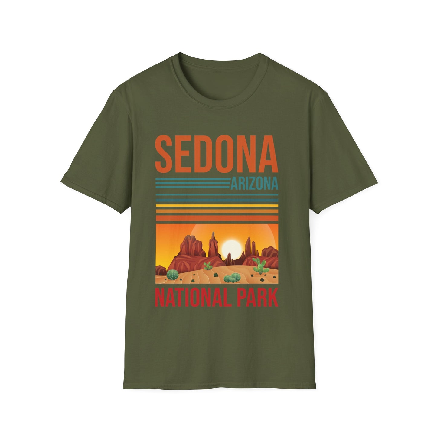 Sedona Arizona National Park Mountains Camping Vacation T-Shirt For Men Women Travelers