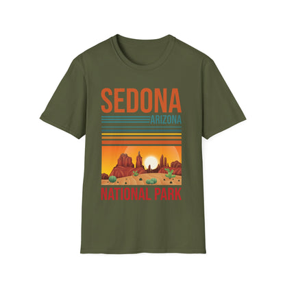 Sedona Arizona National Park Mountains Camping Vacation T-Shirt For Men Women Travelers