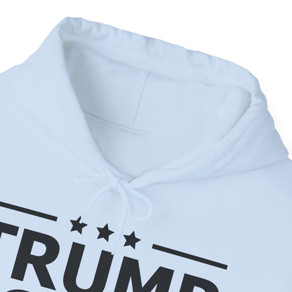 Cute Trump Girl Republican US Flag 2024 Vintage Vote Hoodie