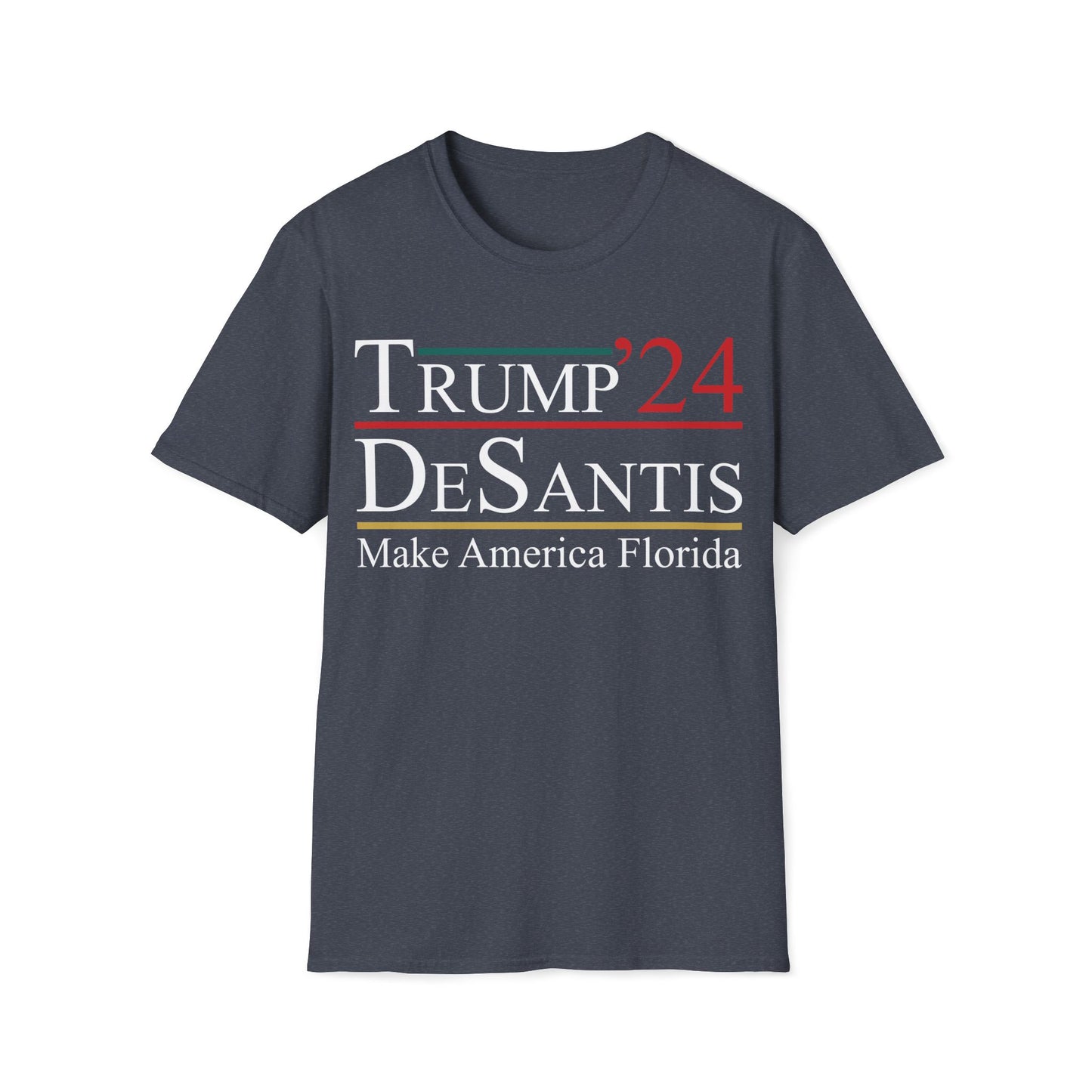 Trump DeSantis 2024 Make America Florida, Election T-Shirt Man Women