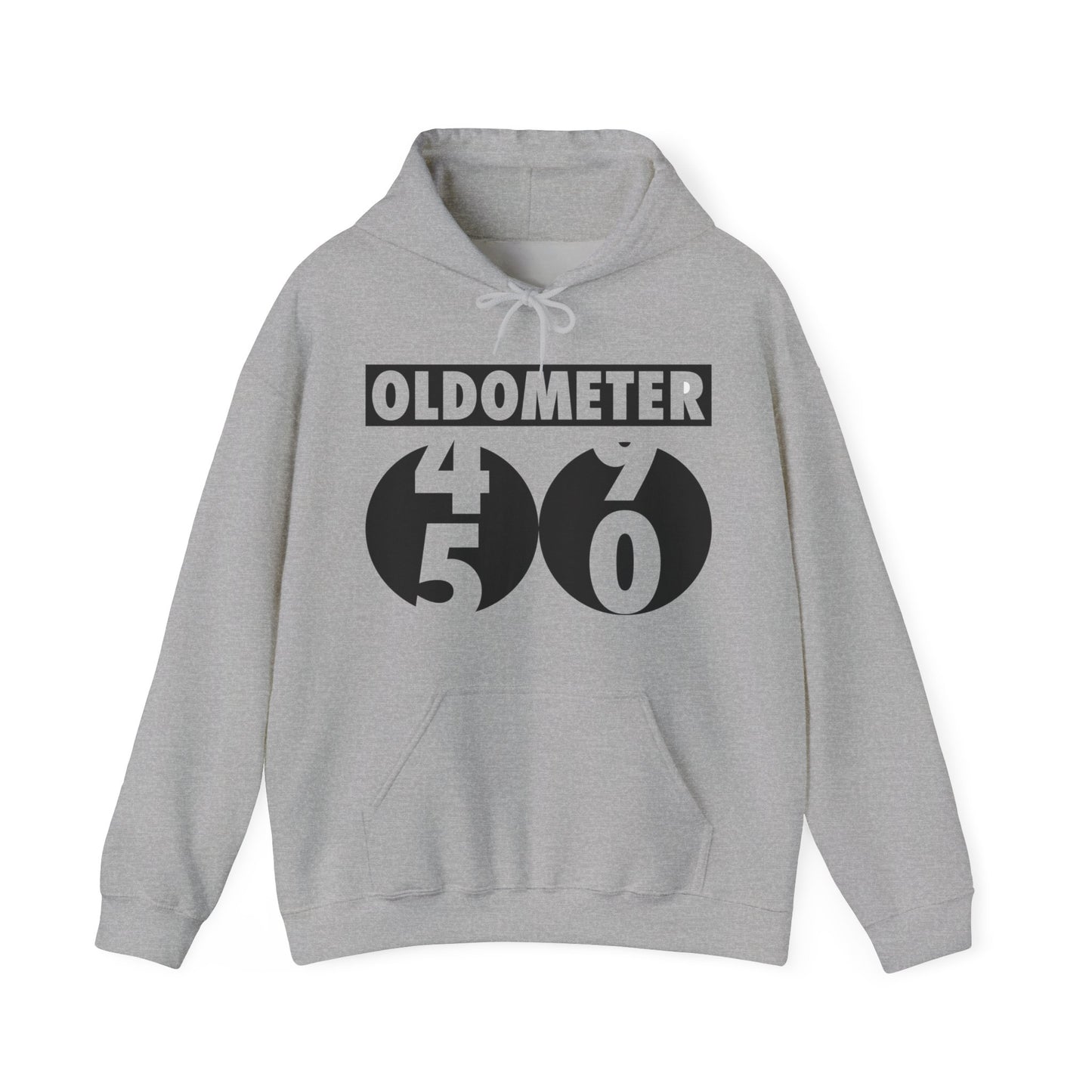 Funny Oldometer Odometer 50th Birthday Gift 50 yrs Old Joke Hoodie For Men Women Hoodie