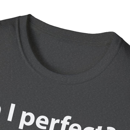Funny Am I Perfect No. Am I Trying To Be A Better Person Also No Sarcastic T-Shirt